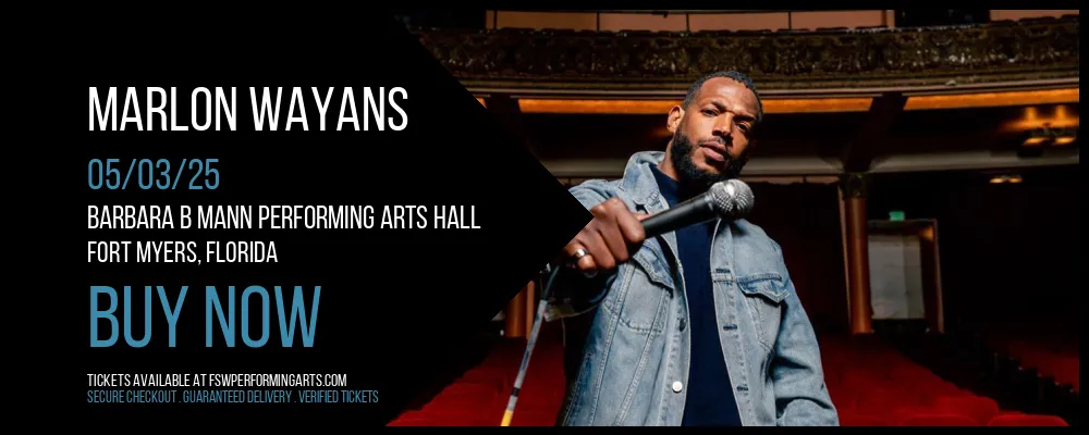 Marlon Wayans at Barbara B Mann Performing Arts Hall